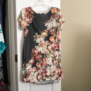 Floral swing dress